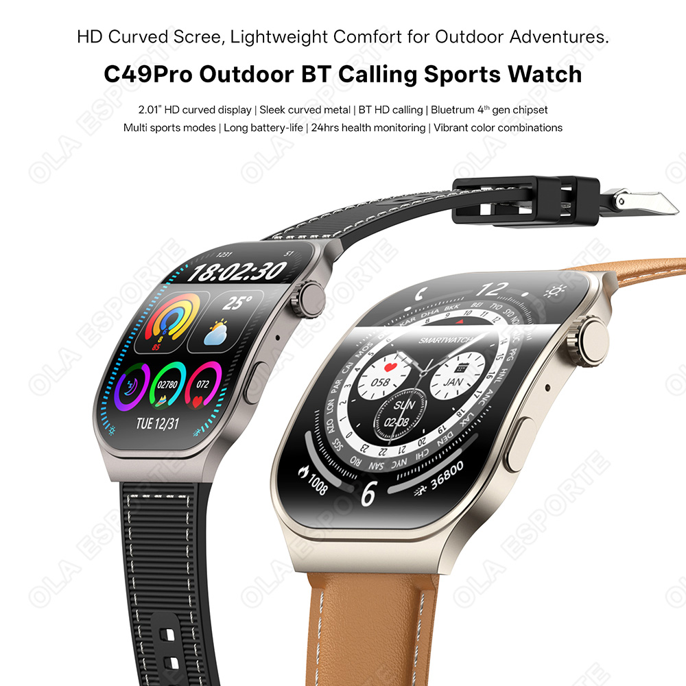 New Curved Screen Smart Watch  - Outdoor Sport Smart Watch ulasan dan harga