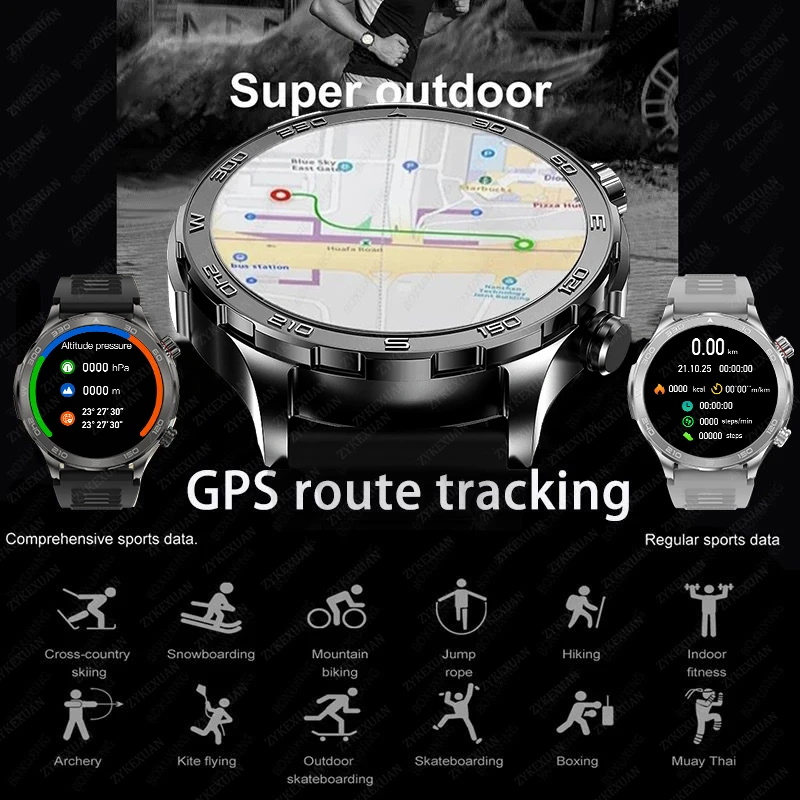 New GPS Track Smart Watch Men  - Outdoor Sport Smart Watch ulasan dan harga
