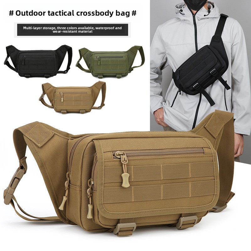 Men's Tactical Fanny Pack Nylo - Outdoor Sport Bag ulasan dan harga