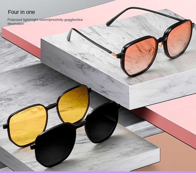Magnetic Glasses Three-in-one  - Outdoor Sports Activities ulasan dan harga