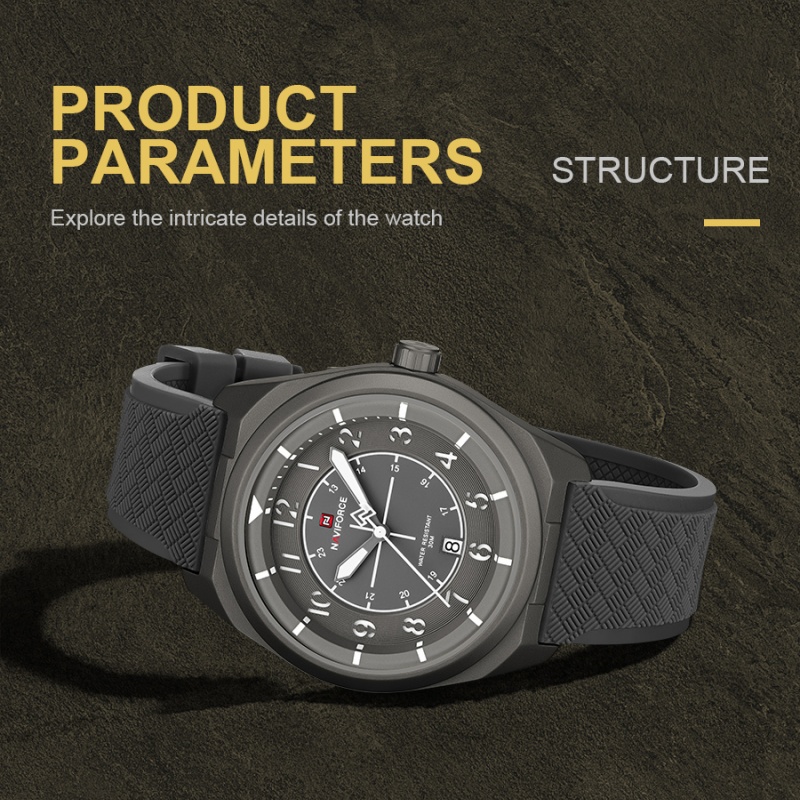 NAVIFORCE Men Quartz Calendar  - Outdoor Sport Smart Watch ulasan dan harga