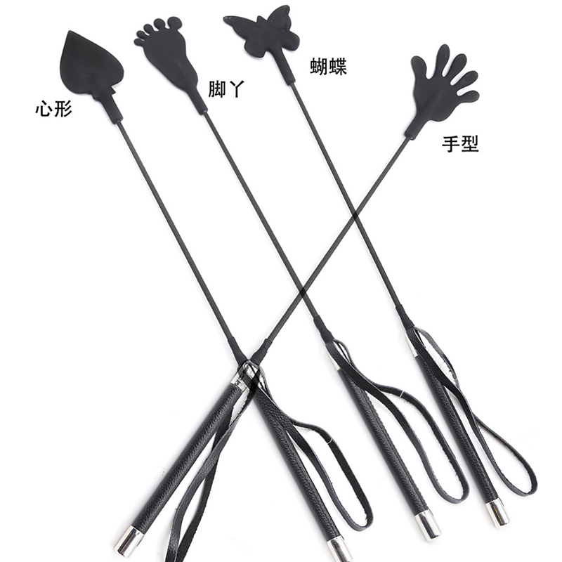 55CM Black Silicone Butterfly  - Riding Crop Dressage ulasan dan harga