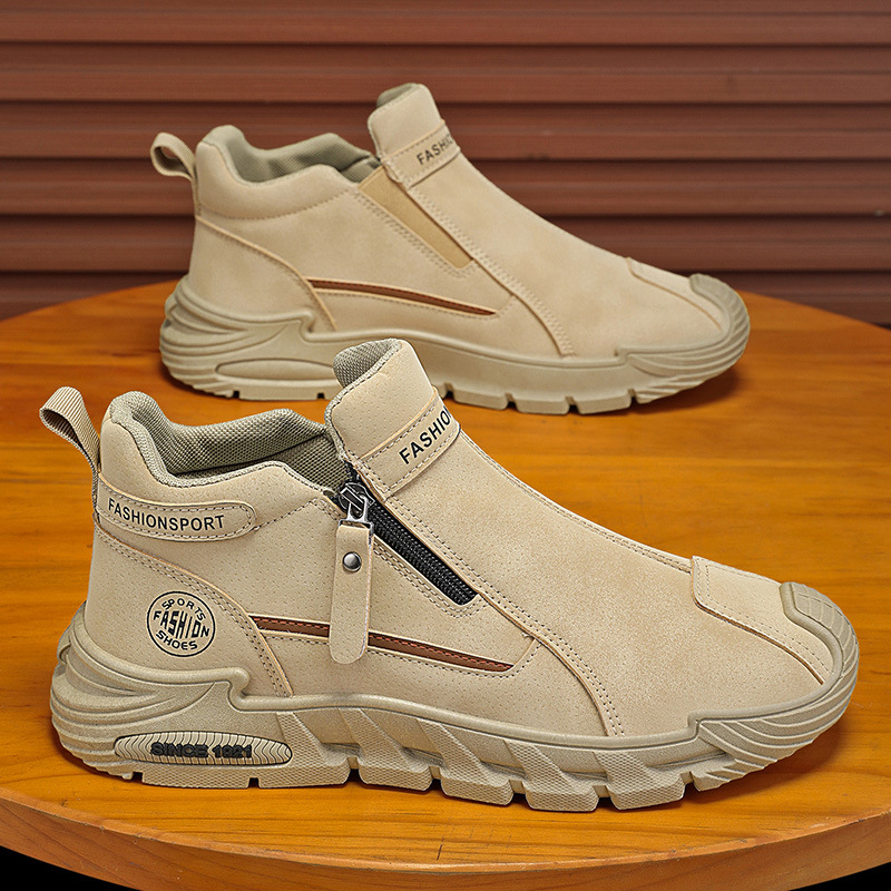 Men's Casual Zipper Closed Sho - Outdoor Sport With Sticks ulasan dan harga