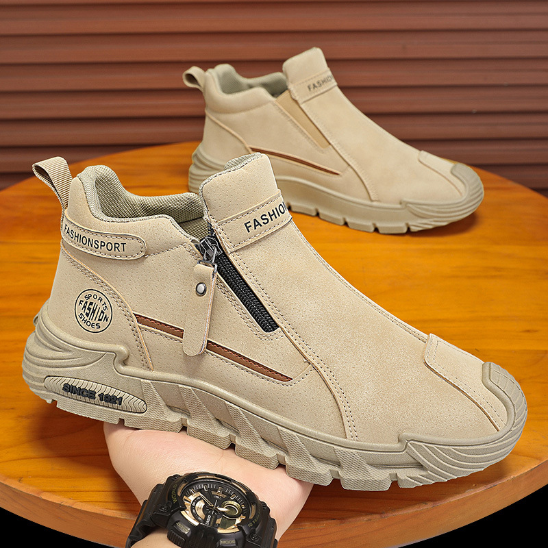 Men's Casual Zipper Closed Sho - Outdoor Sport With Sticks ulasan dan harga