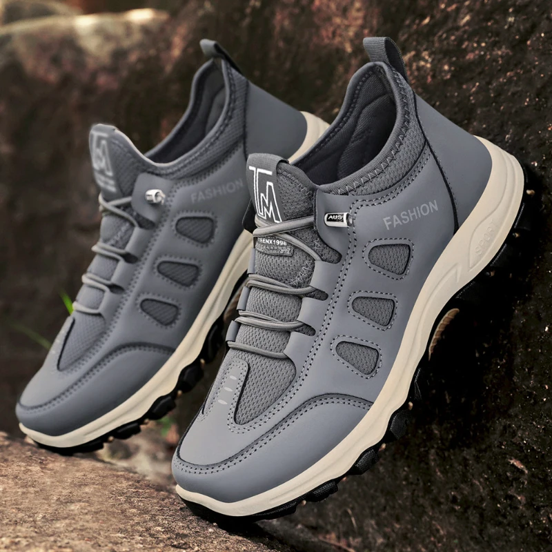 Men's Hiking Shoes Fashion Hig - Outdoor Sport With Sticks ulasan dan harga