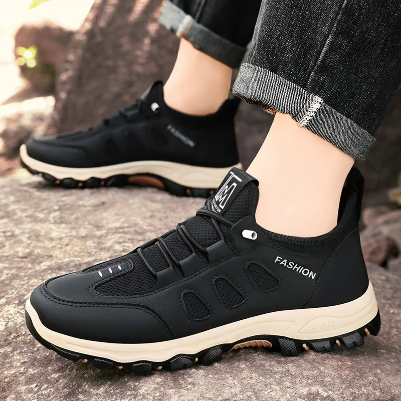 Men's Hiking Shoes Fashion Hig - Outdoor Sport With Sticks ulasan dan harga