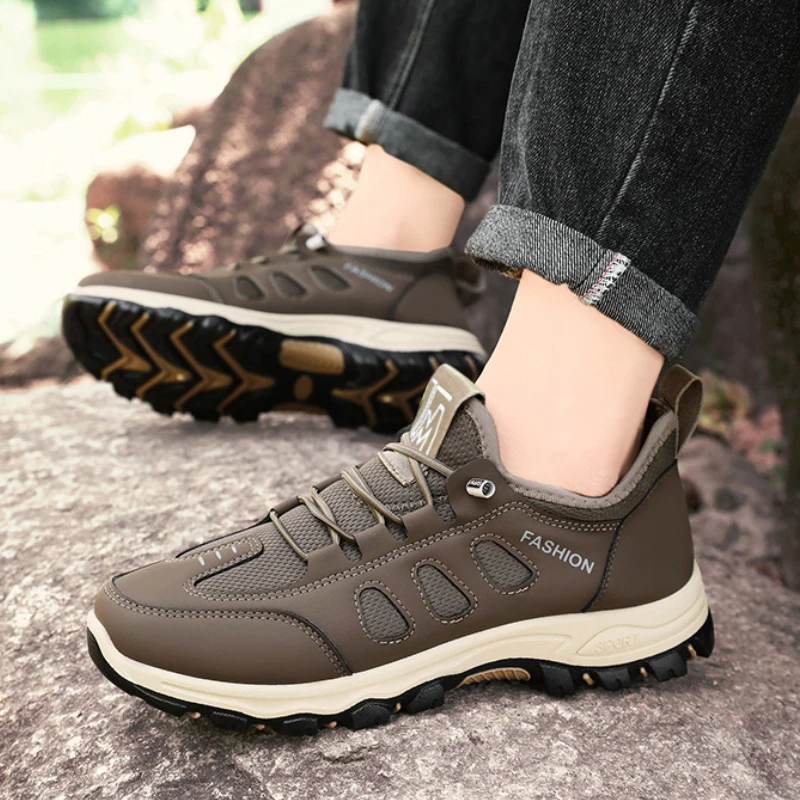 Men's Hiking Shoes Fashion Hig - Outdoor Sport With Sticks ulasan dan harga