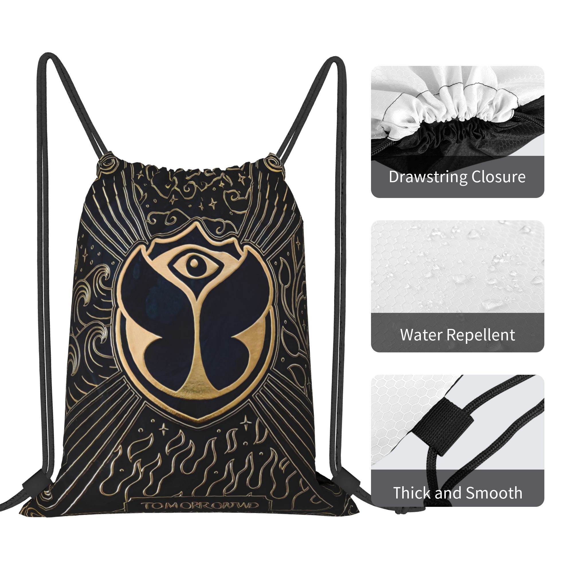 Tomorrowlands  Drawstring Back - Outdoor Sport Bag ulasan dan harga