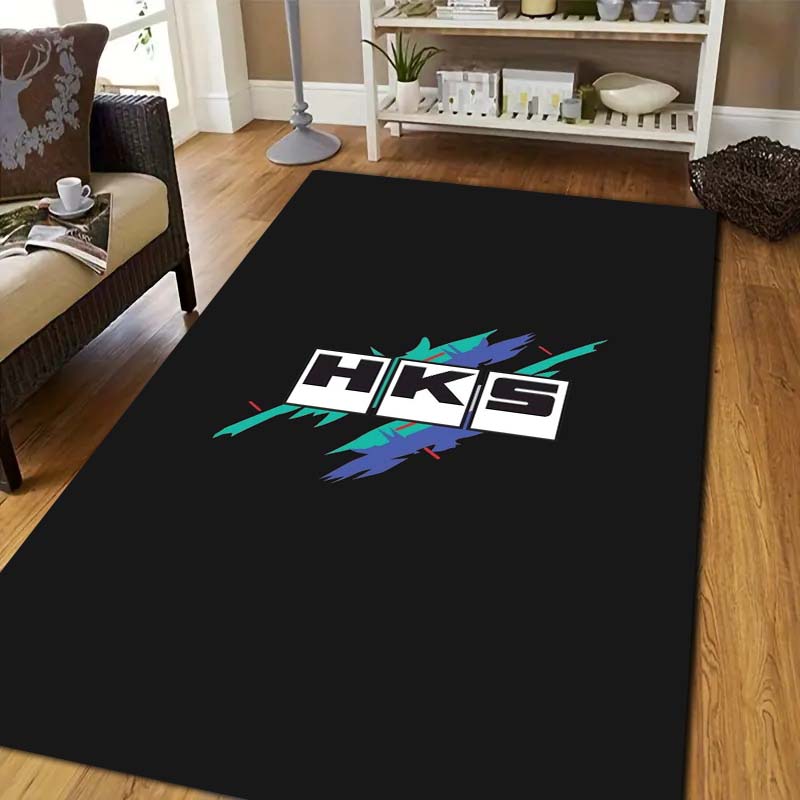 3D Racing H-HKS Print Area Rug - Outdoor Sport Area ulasan dan harga