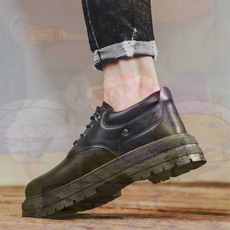 Dark Natural Leather Fashion T - Outdoor Sport Festival ulasan dan harga
