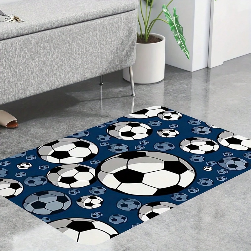 Black Gray Swirl Soccer Print  - Outdoor Sport Area ulasan dan harga