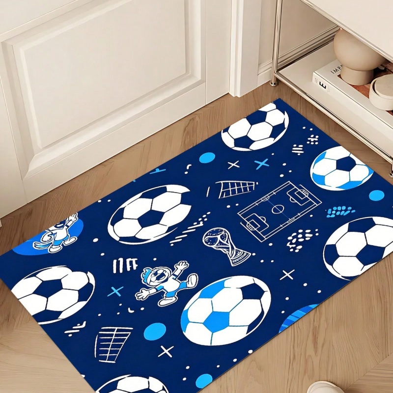Black Gray Swirl Soccer Print  - Outdoor Sport Area ulasan dan harga