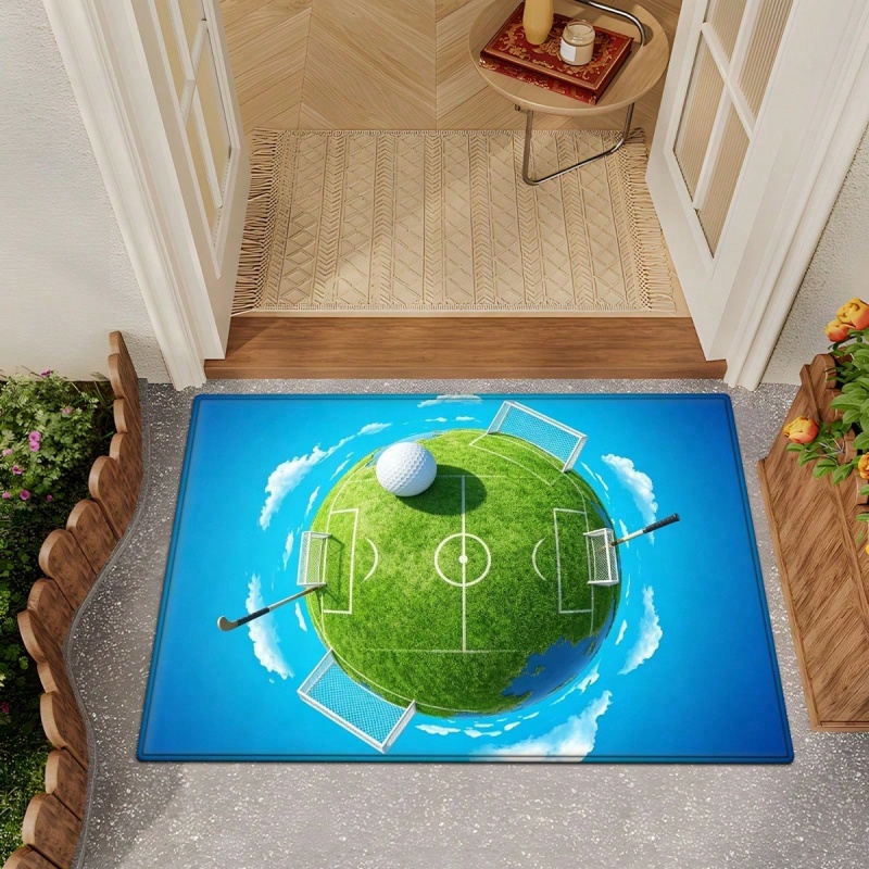 Black Gray Swirl Soccer Print  - Outdoor Sport Area ulasan dan harga