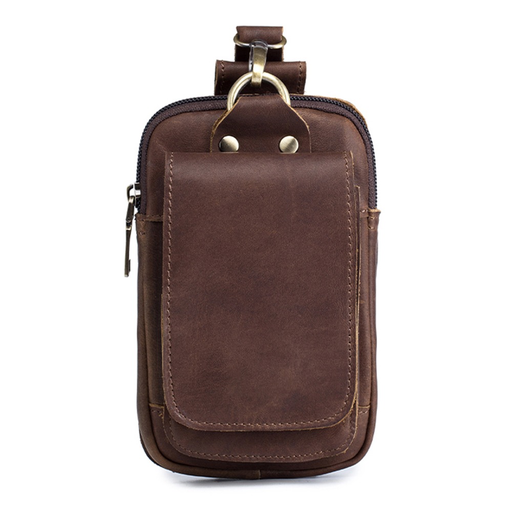Vintage Cow Leather Belt Bag P - Outdoor Sport Bag ulasan dan harga