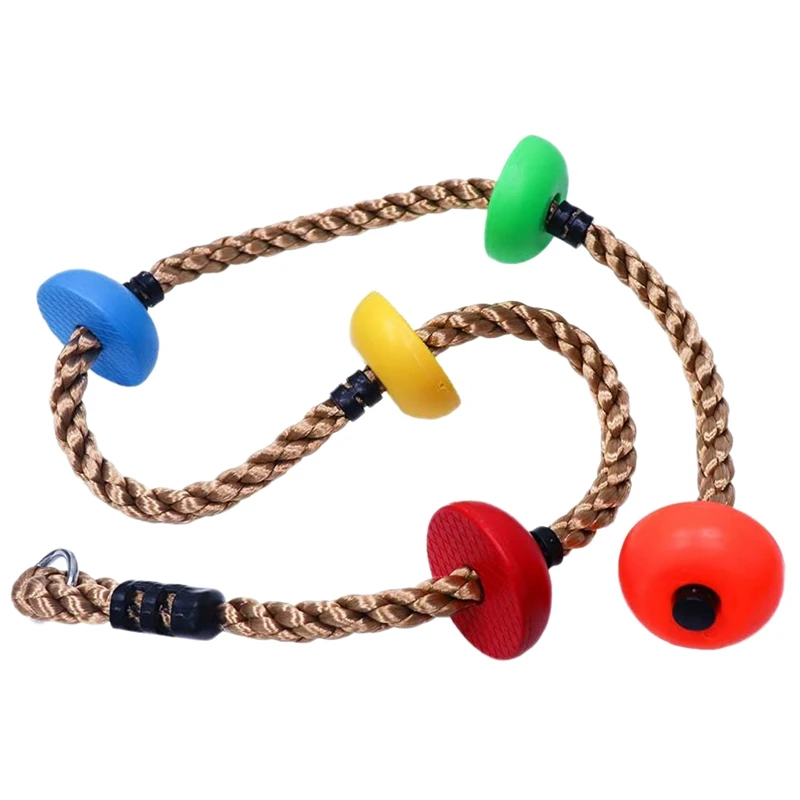 Colorful Climbing Rope Swing D - Outdoor Sport Jas ulasan dan harga