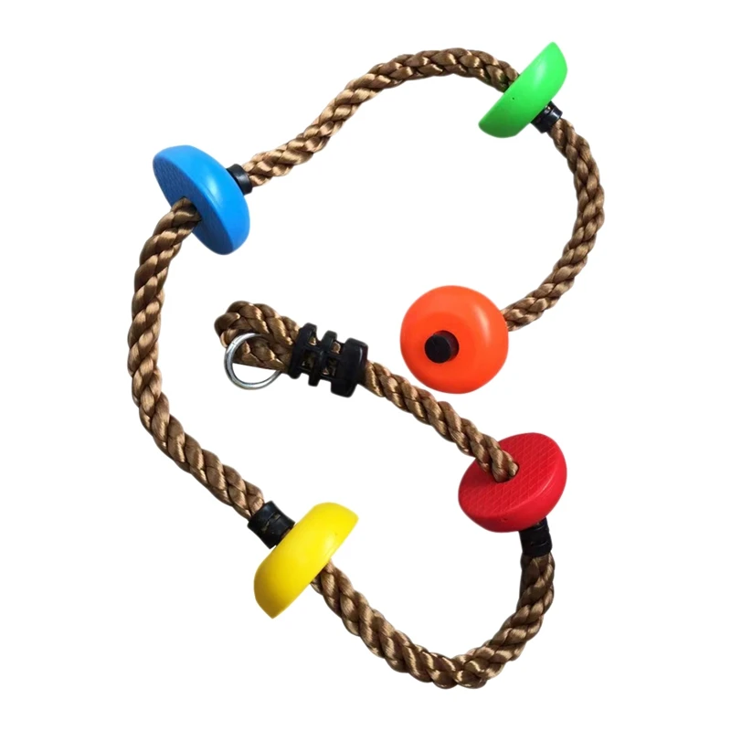 Colorful Climbing Rope Swing D - Outdoor Sport Jas ulasan dan harga