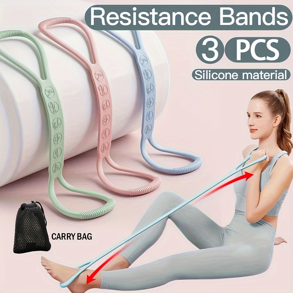 Silicone Resistance Bands Non- - Outdoor Sport Jas ulasan dan harga