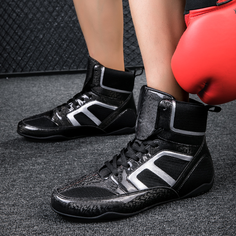 Men New Wrestling Shoes Combat - Outdoor Sport Brand Shoes ulasan dan harga