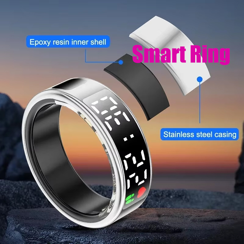 Fitness Sleep Smart Ring LED D - Outdoor Sports Activities ulasan dan harga