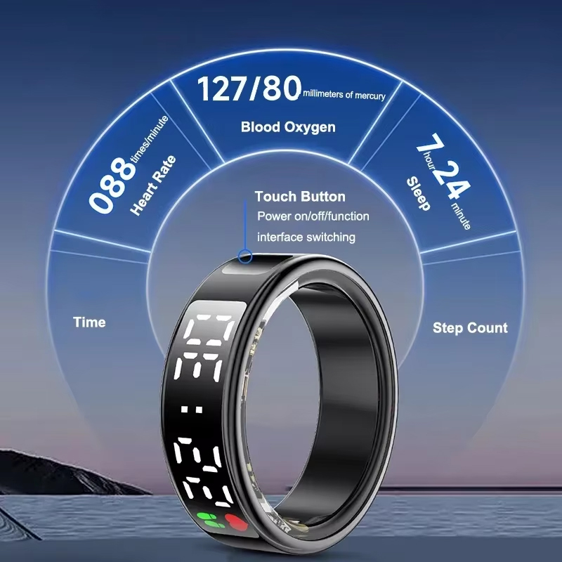 Fitness Sleep Smart Ring LED D - Outdoor Sports Activities ulasan dan harga