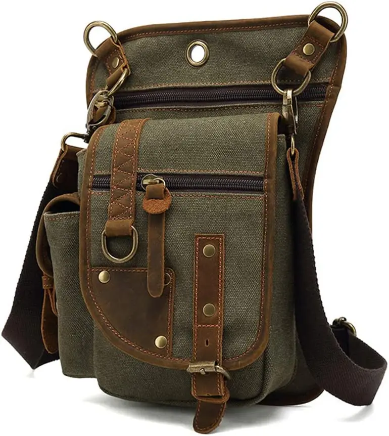 Canvas Drop Leg Bag sport Thig - Outdoor Sport Bag ulasan dan harga