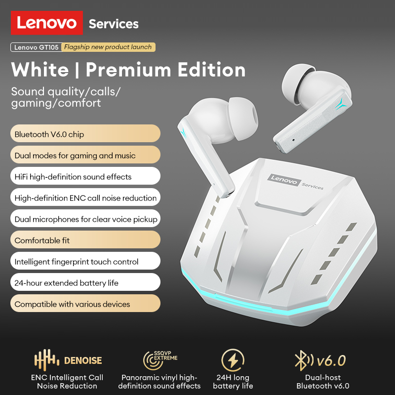 Lenovo GT105 Fones De Ouvido D - Outdoor Sport Doo ulasan dan harga