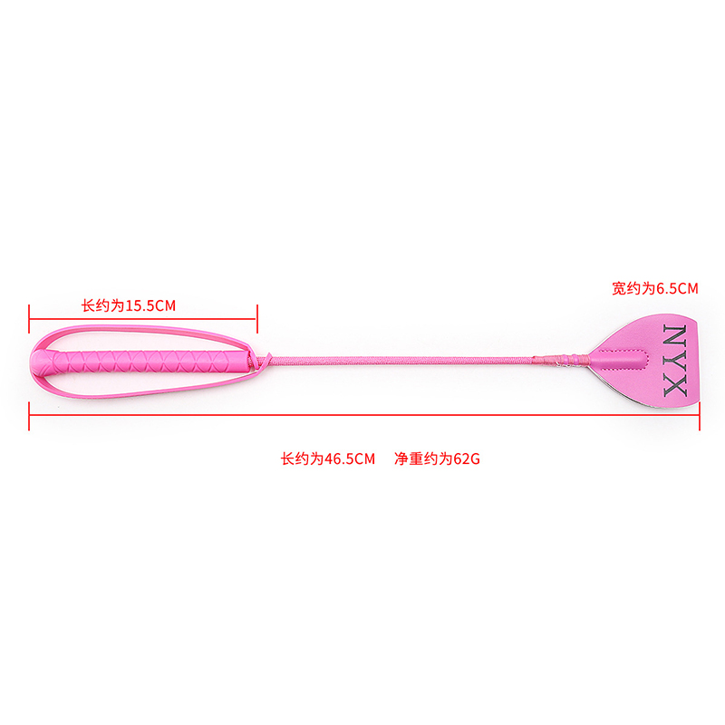 46.5cm Leather Long Straight W - Riding Crop Dressage ulasan dan harga